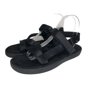 Everlane Womens Black The ReNew Sport Sandals Size 6.5 - 7